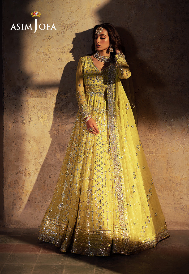 AJKB-12 EMBROIDERED CHIFFON 3 PCS