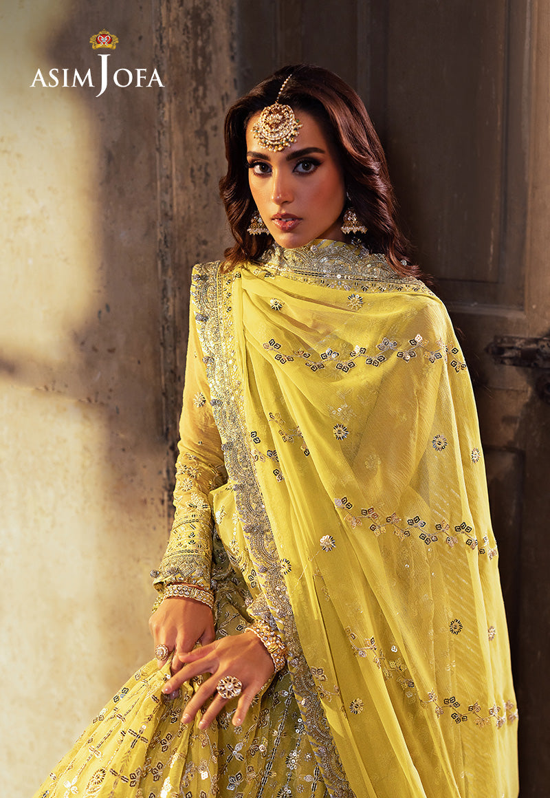 AJKB-12 EMBROIDERED CHIFFON 3 PCS
