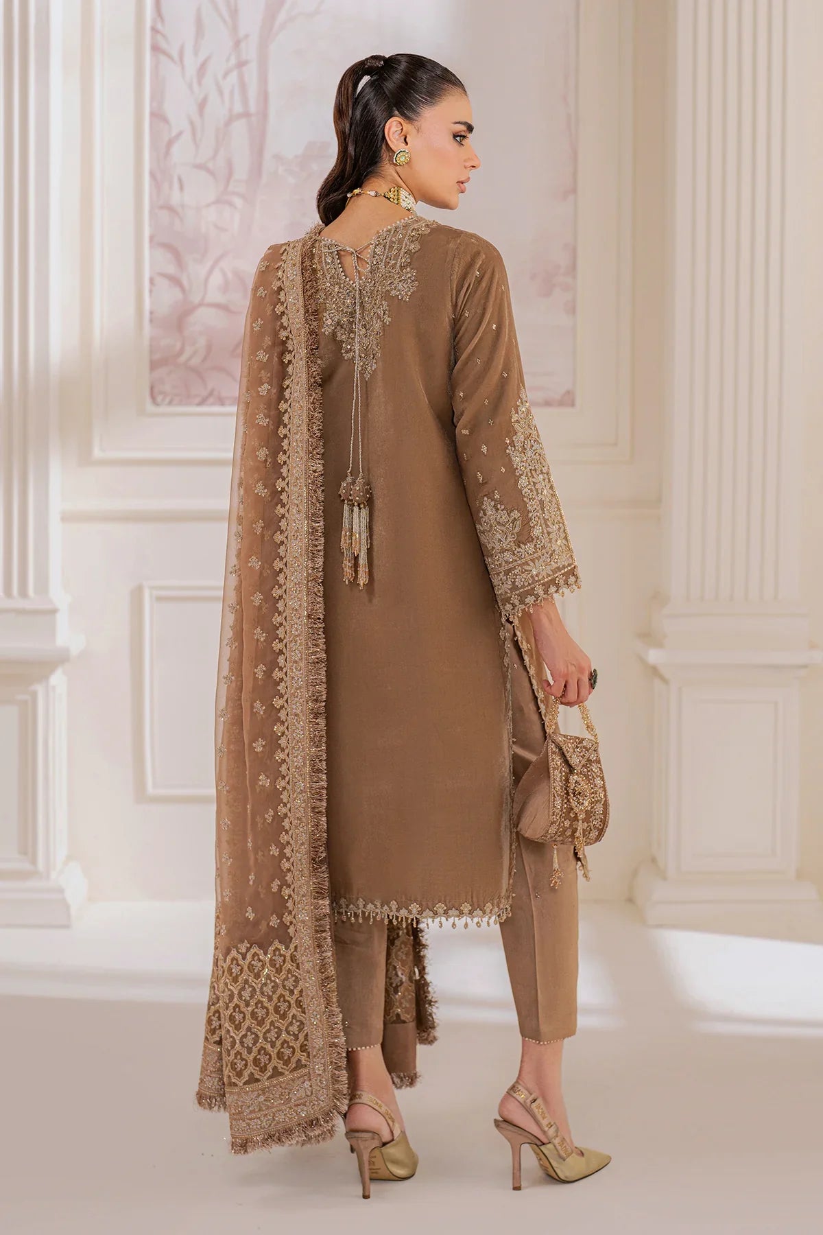 EMBROIDERED VELVET UF-754