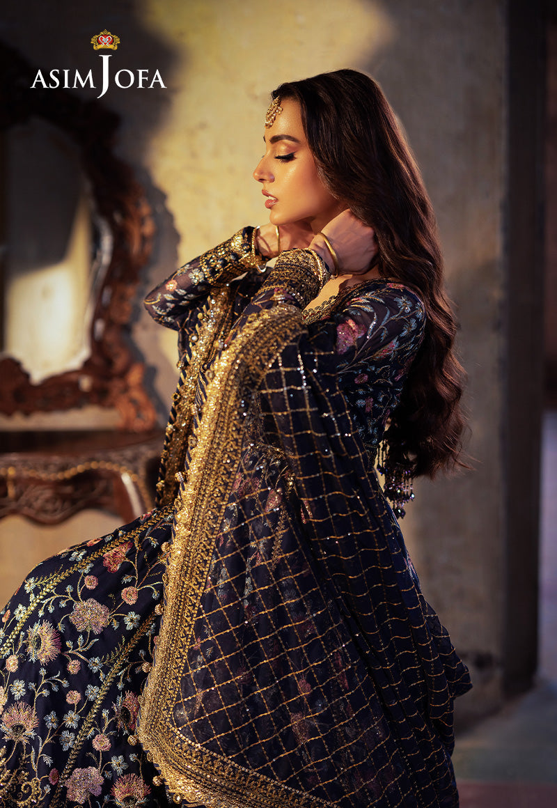 AJKB-09 EMBROIDERED CHIFFON 3 PCS