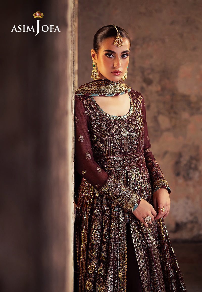 AJKB-08 EMBROIDERED CHIFFON 3 PCS