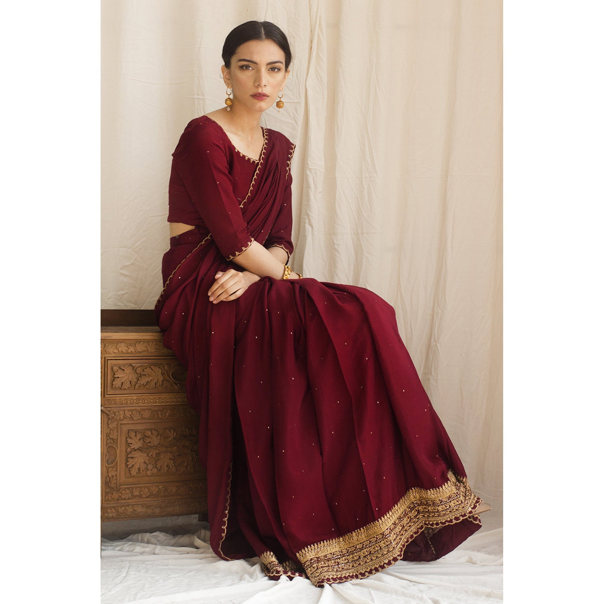RED SAREE | DYOT