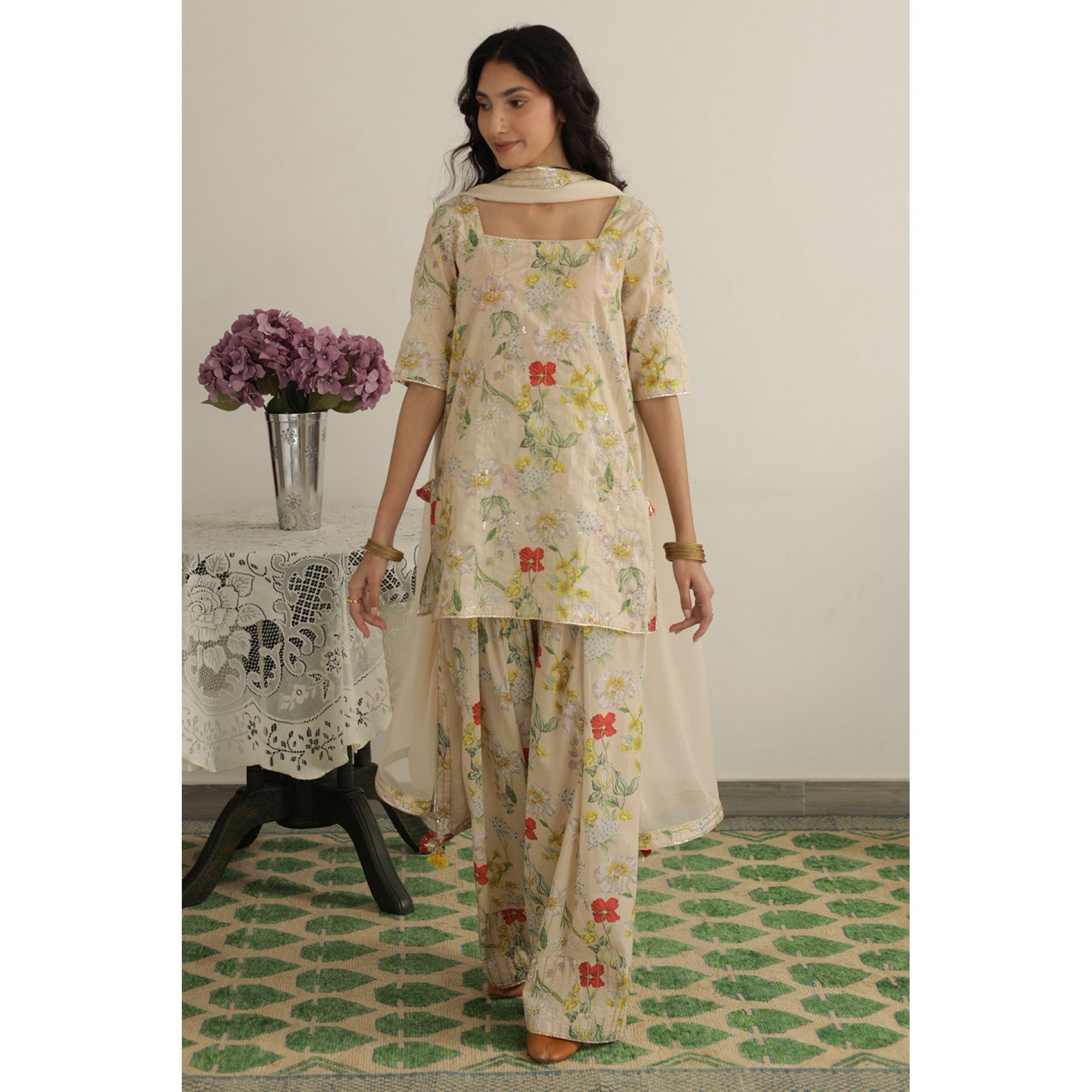 Ivory Printed Outfit | Summer' 26 | DYOT