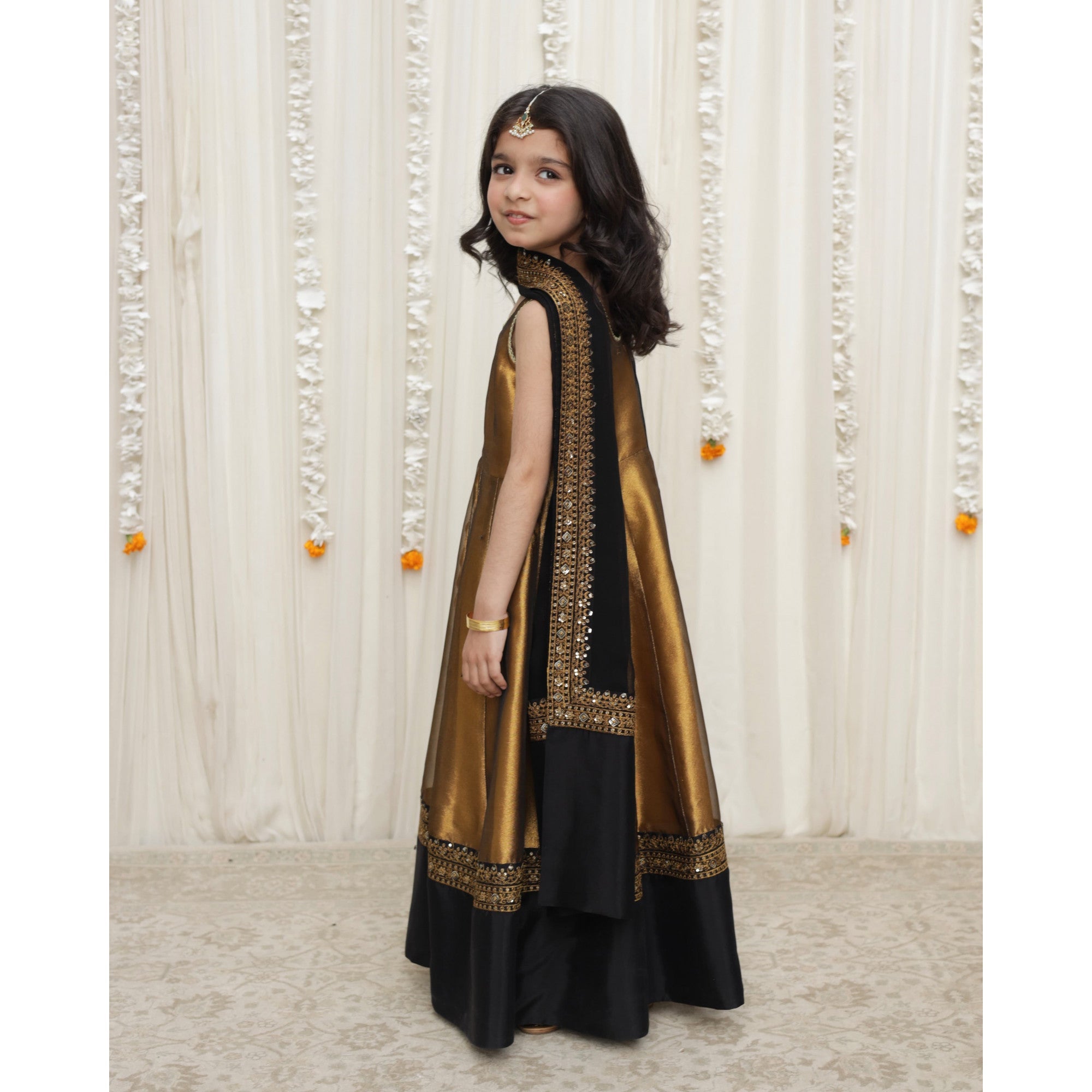 GOLDEN ANARKALI | CHOTI EID '25 | DYOT | KIDS WEAR