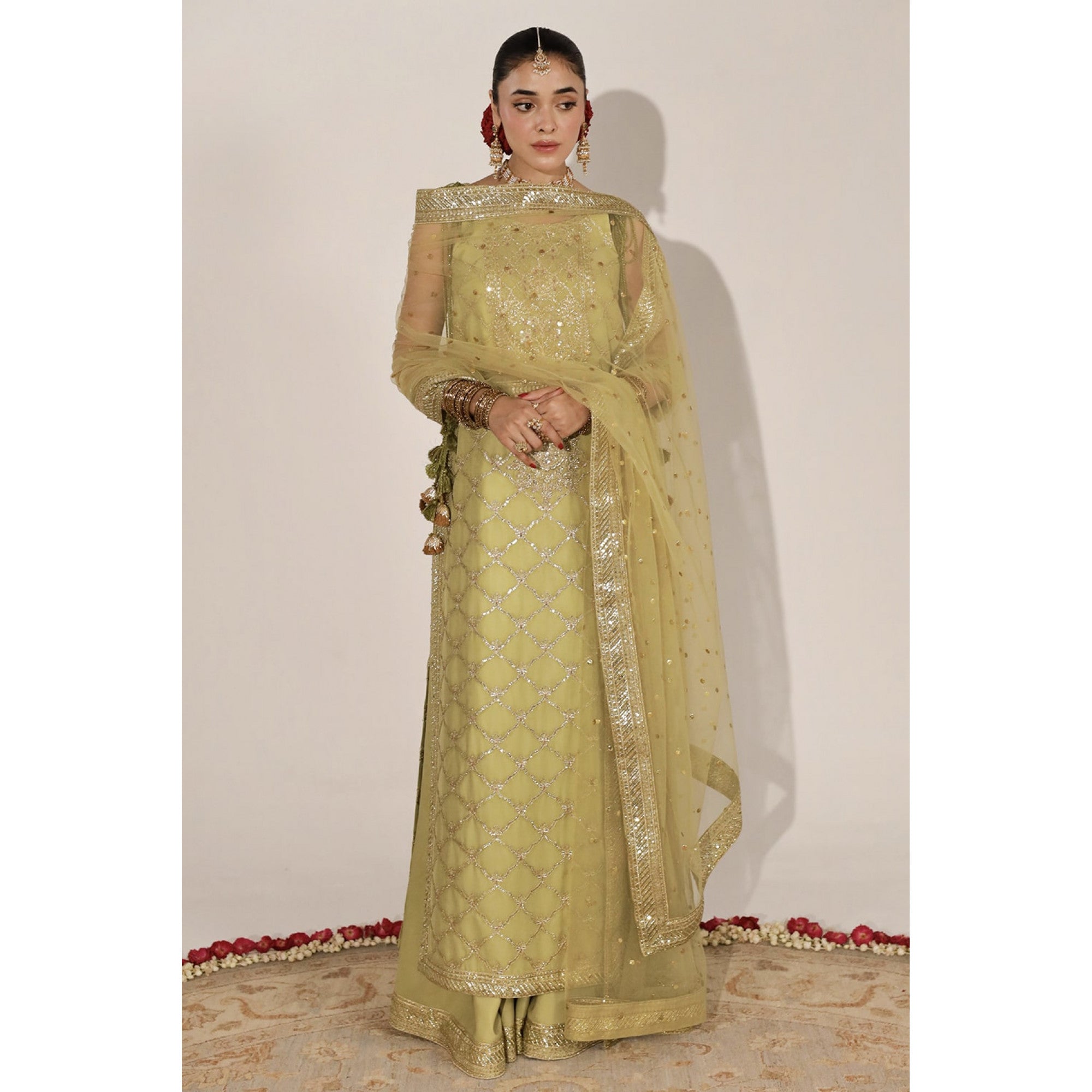 PISTACHIO GREEN OUTFIT | JHIL MIL | DYOT