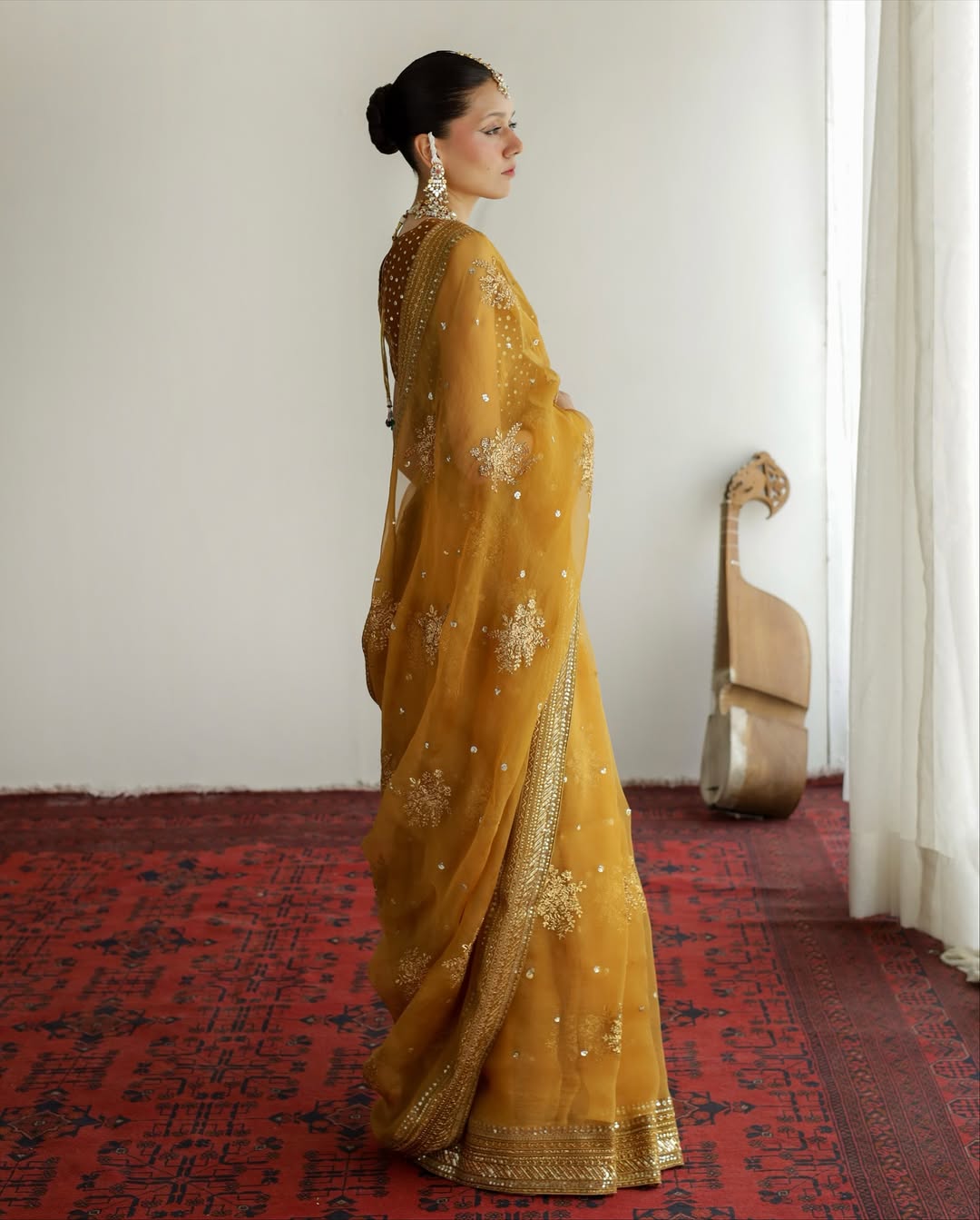 HONEY GOLD OUTFIT | SAREE | DYOT (RTS)