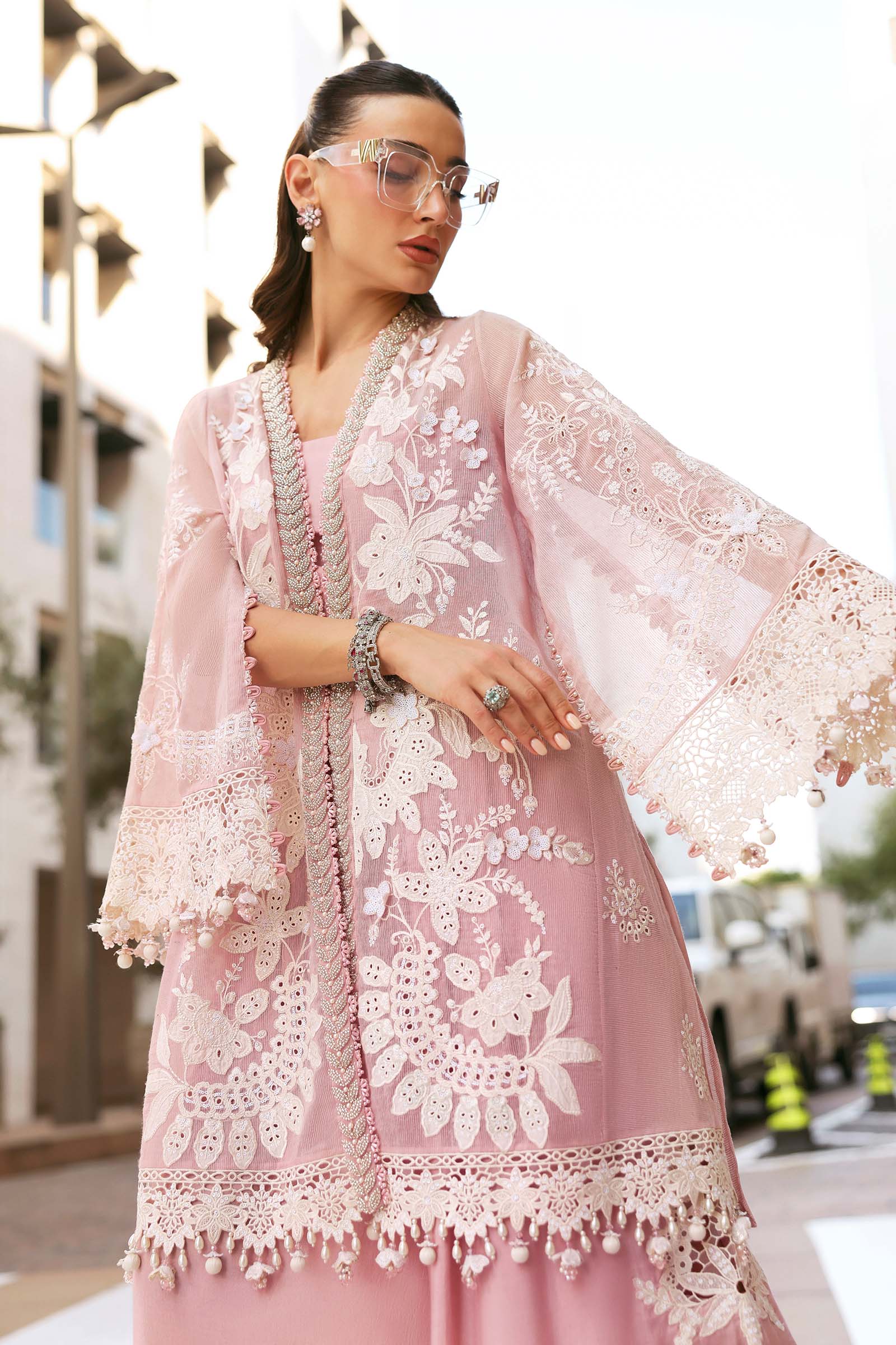 Embroidered Karandi Lawn Suit