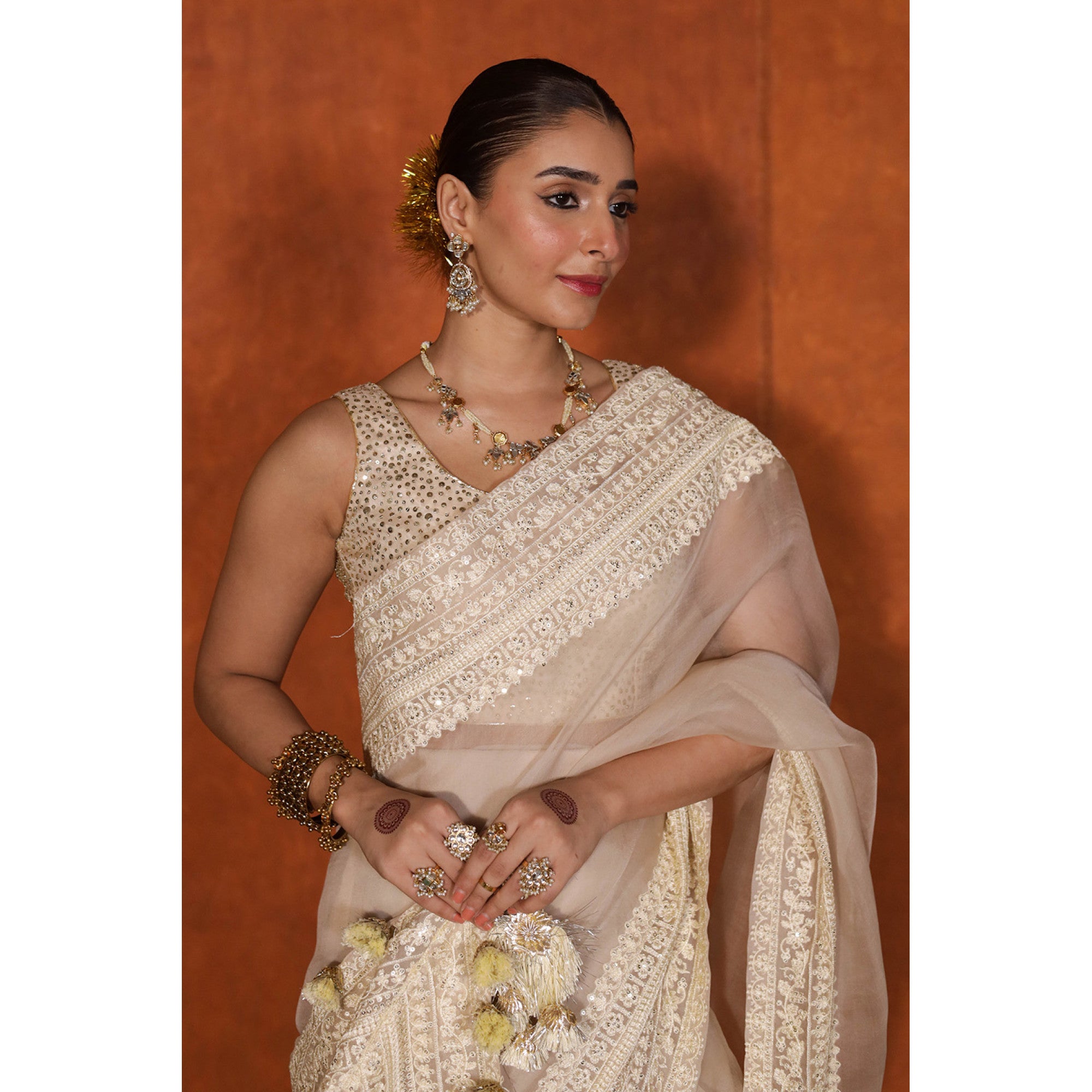 IVORY SAREE | ZEENAT '24 | DYOT