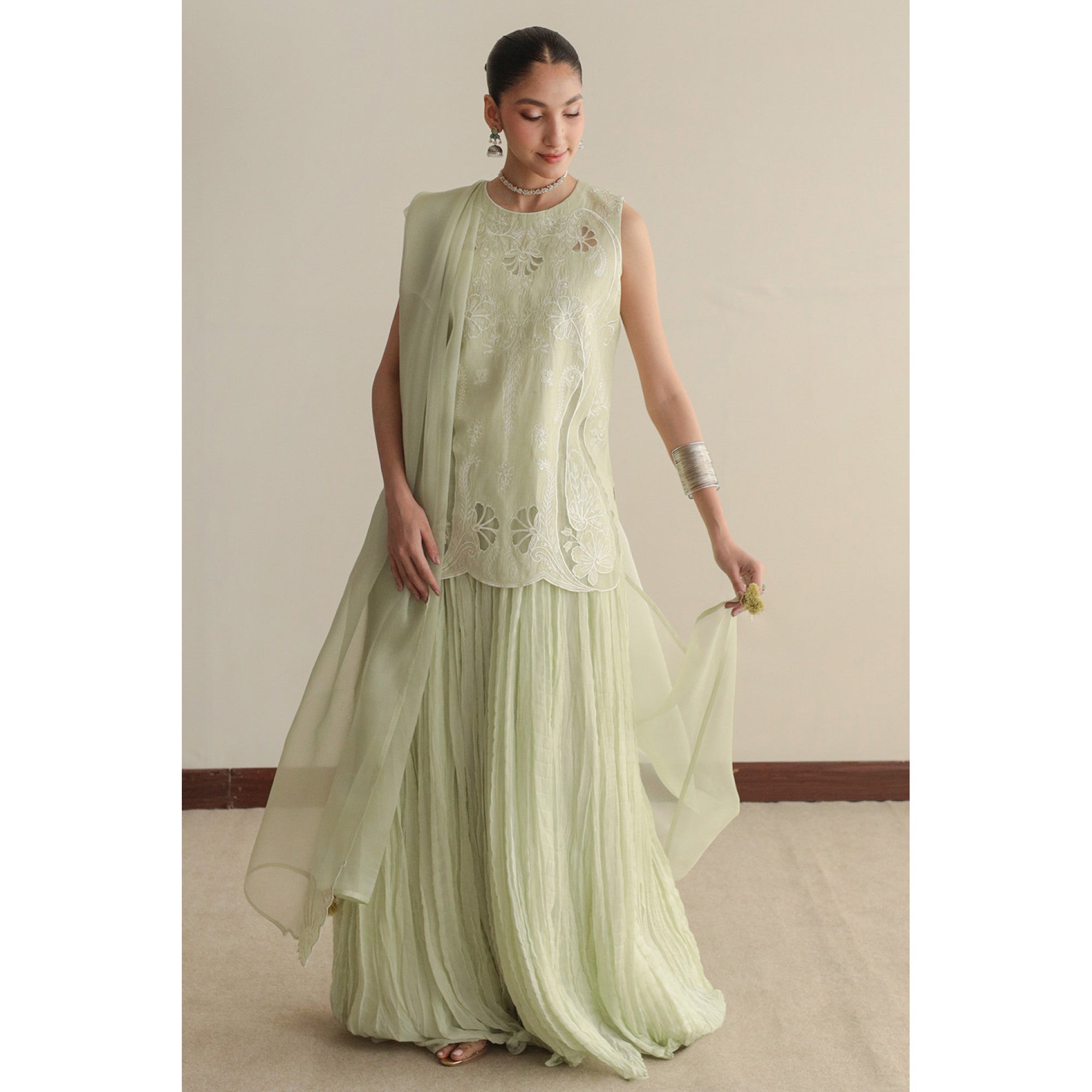 Tea Green Outfit | Bari Eid '26 | DYOT