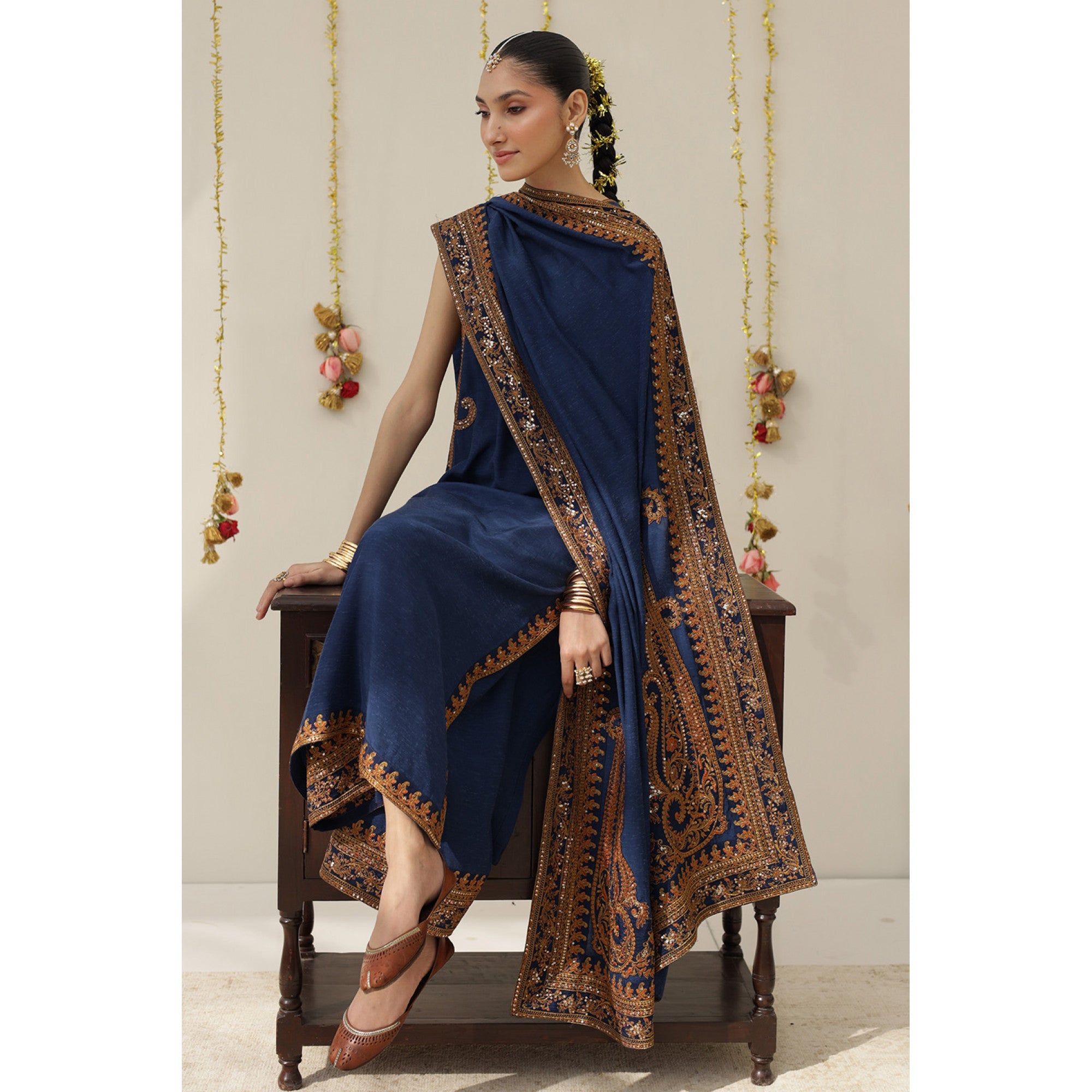 Cobalt Blue Outfit | Festive' 26 | DYOT (RTS)