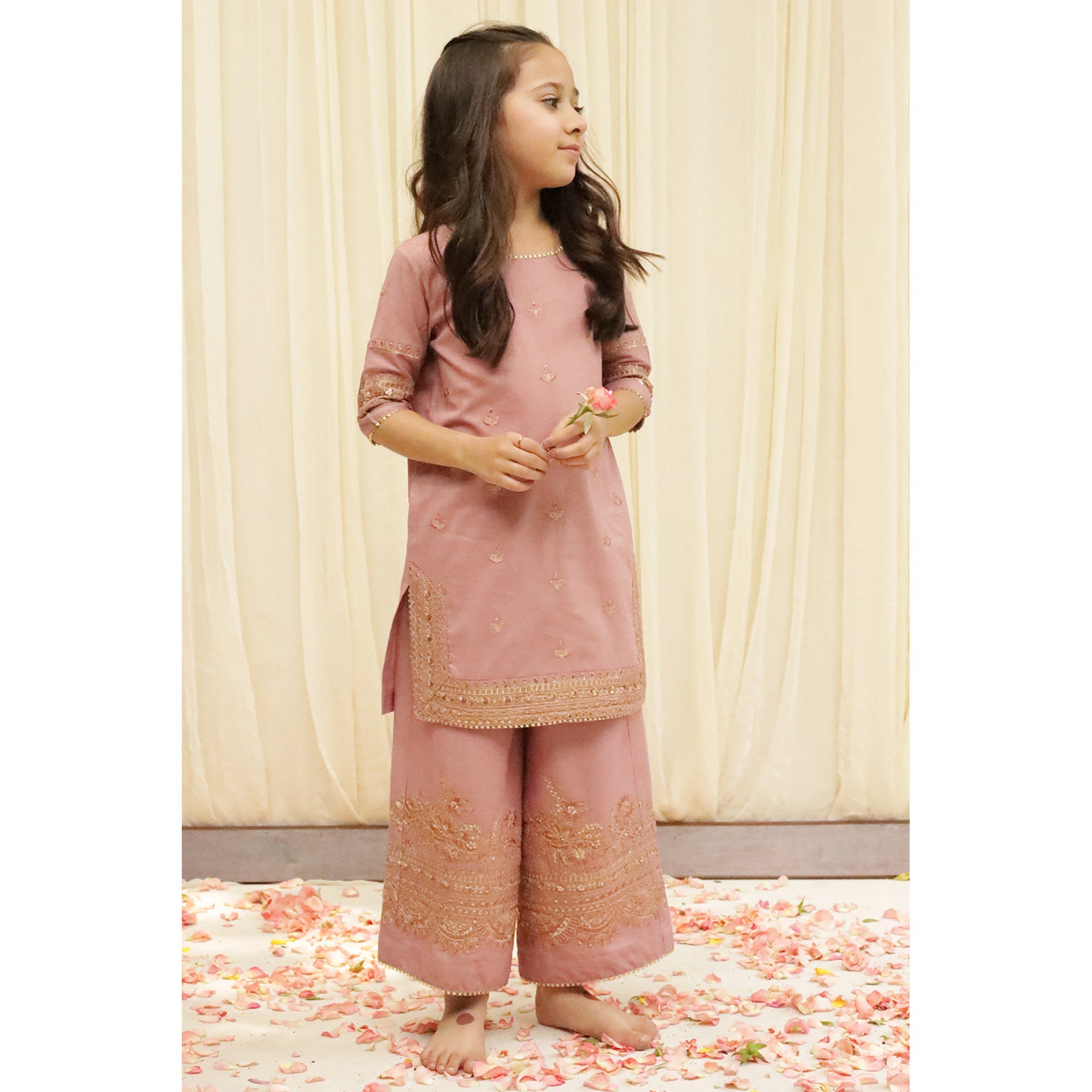 PIAZI PINK OUTFIT | BARI EID '23 | DYOT | KIDS WEAR