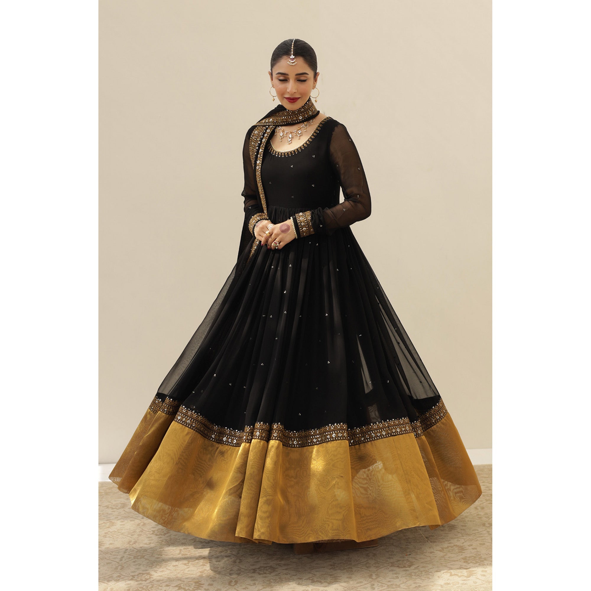 BLACK ANARKALI | DYOT | FESTIVE' 25