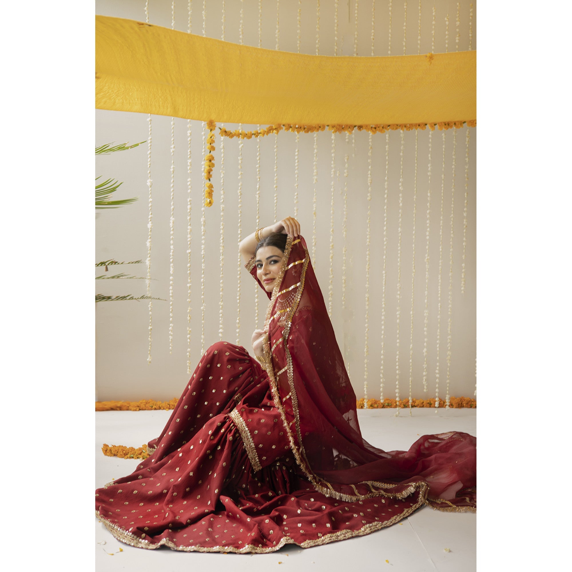 RED OUTFIT | ZARI-FORMAL | DYOT