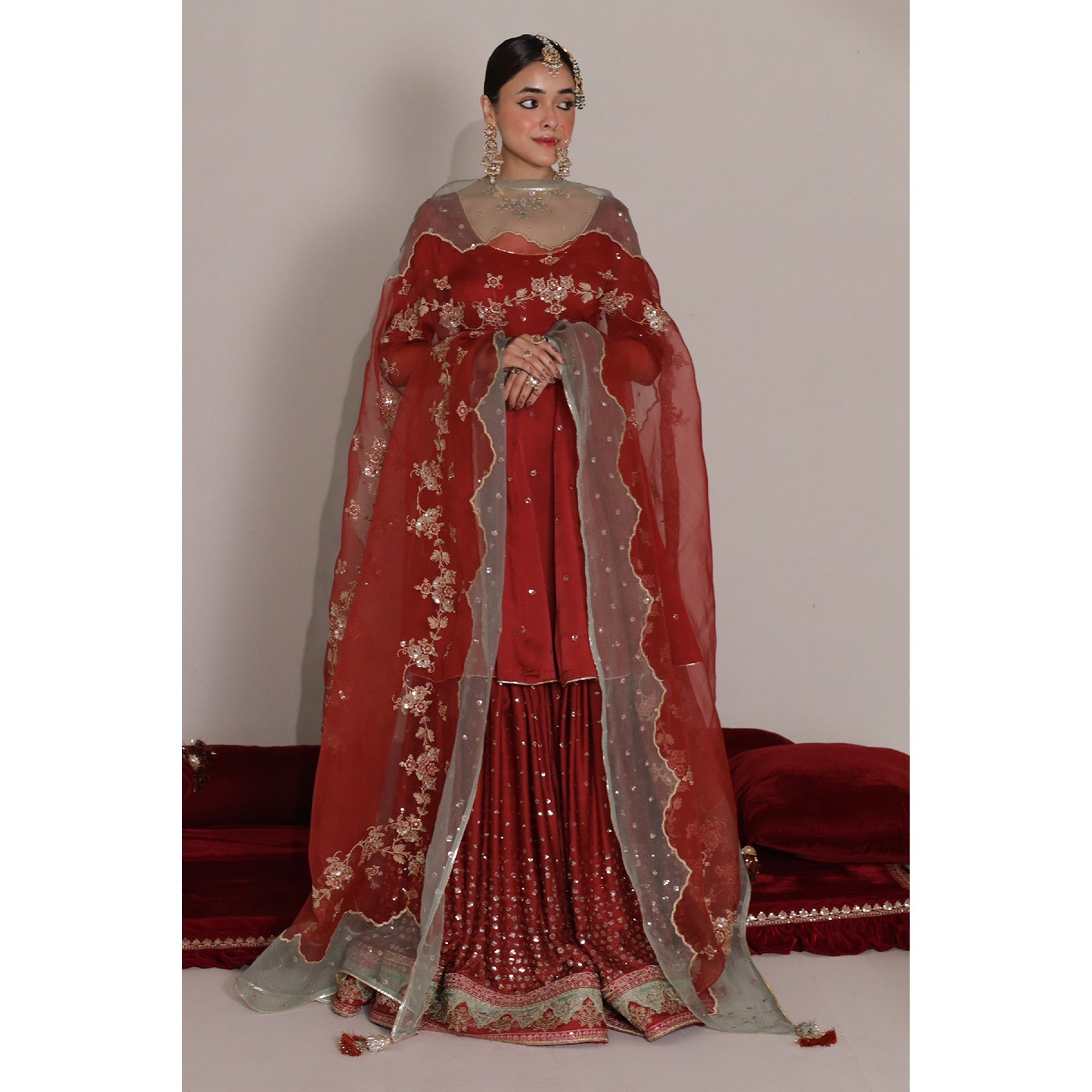 BURNT ORANGE OUTFIT | Shahana / Muskan' 24 | DYOT