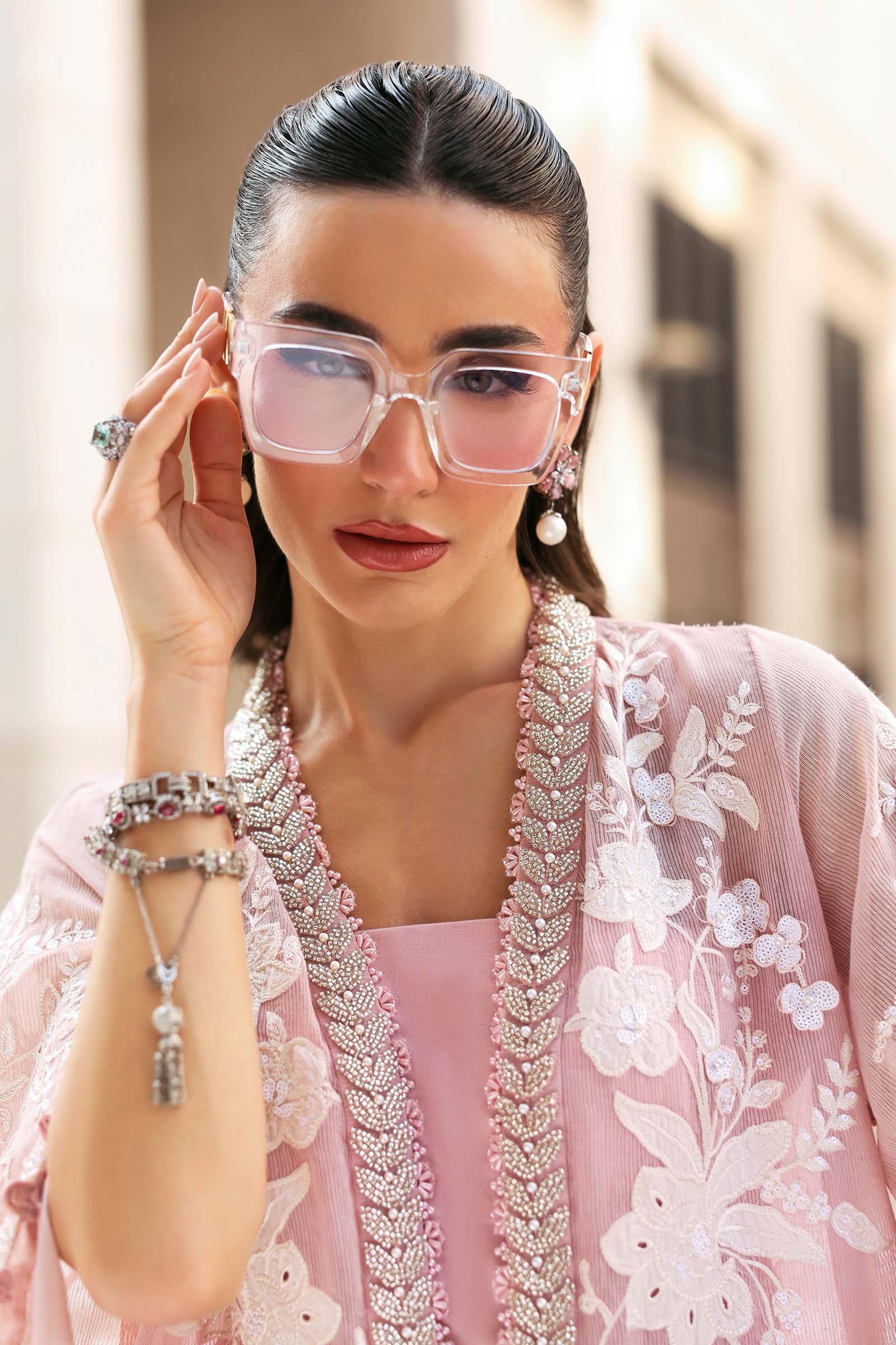 Embroidered Karandi Lawn Suit