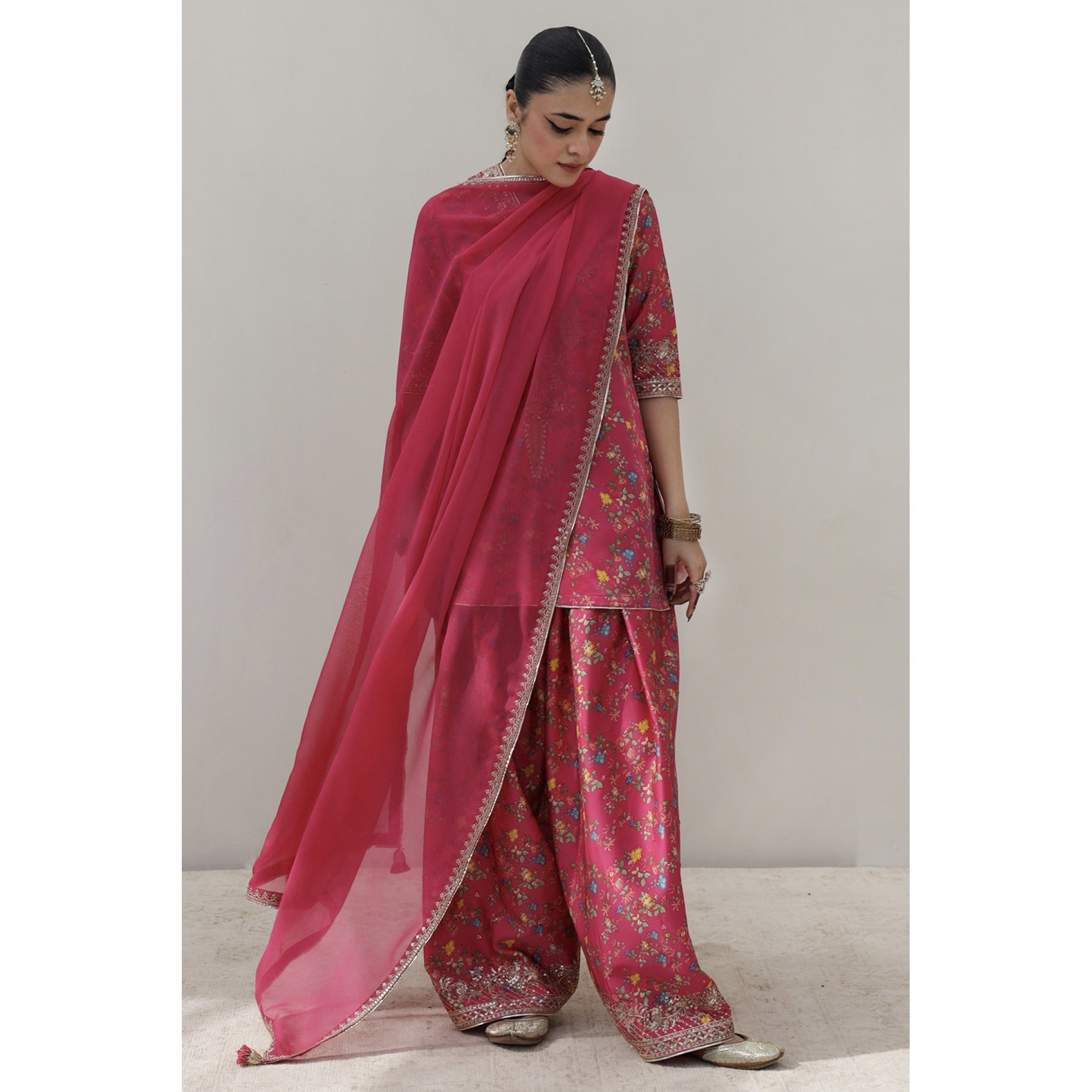 Printed Candy Pink Outfit | Choti Eid' 26 | DYOT