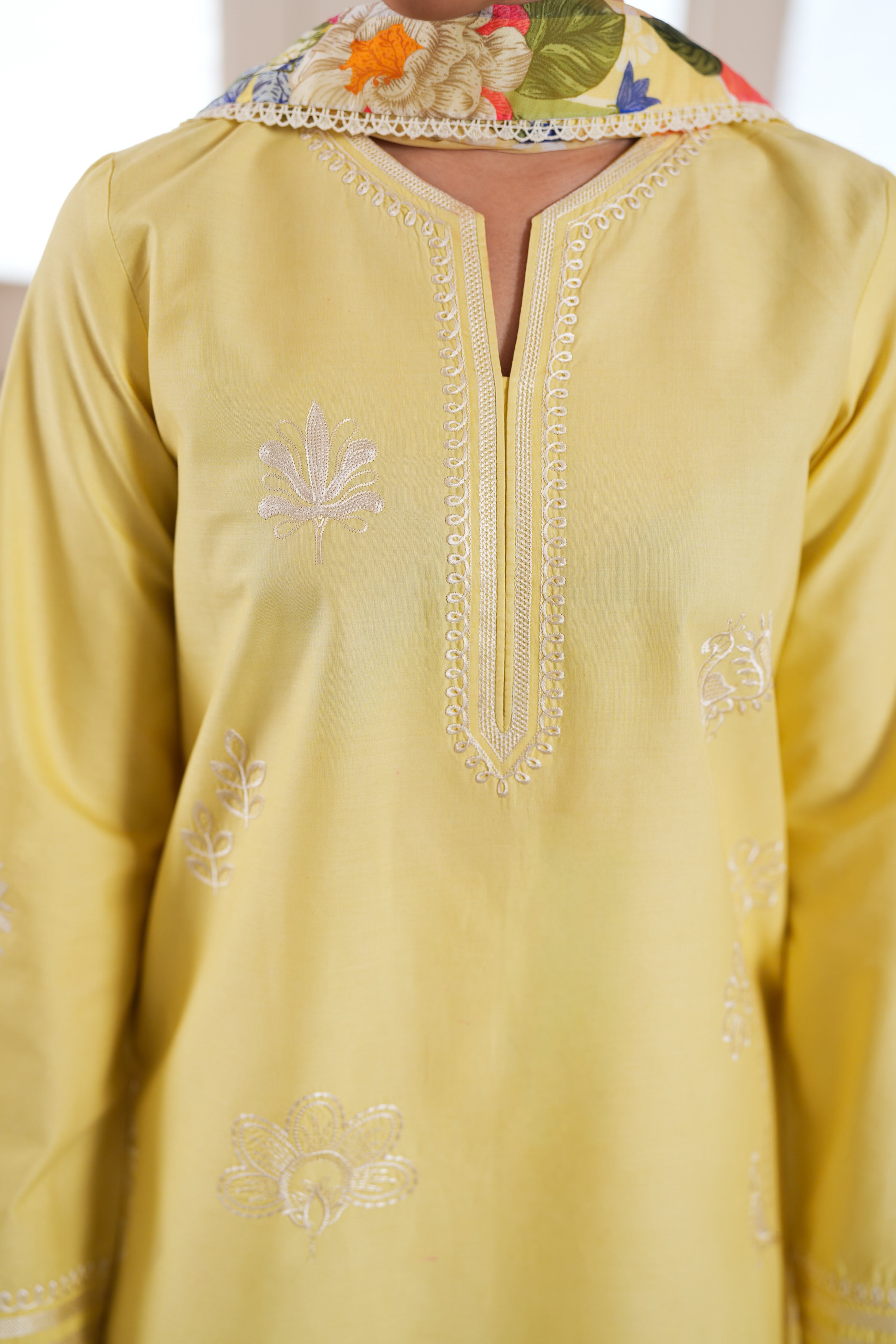 BUTTER LUXURY EMBROIDERED LAWN 3PCS (NPA3-26435) - READY TO WEAR STAYCATION 2026