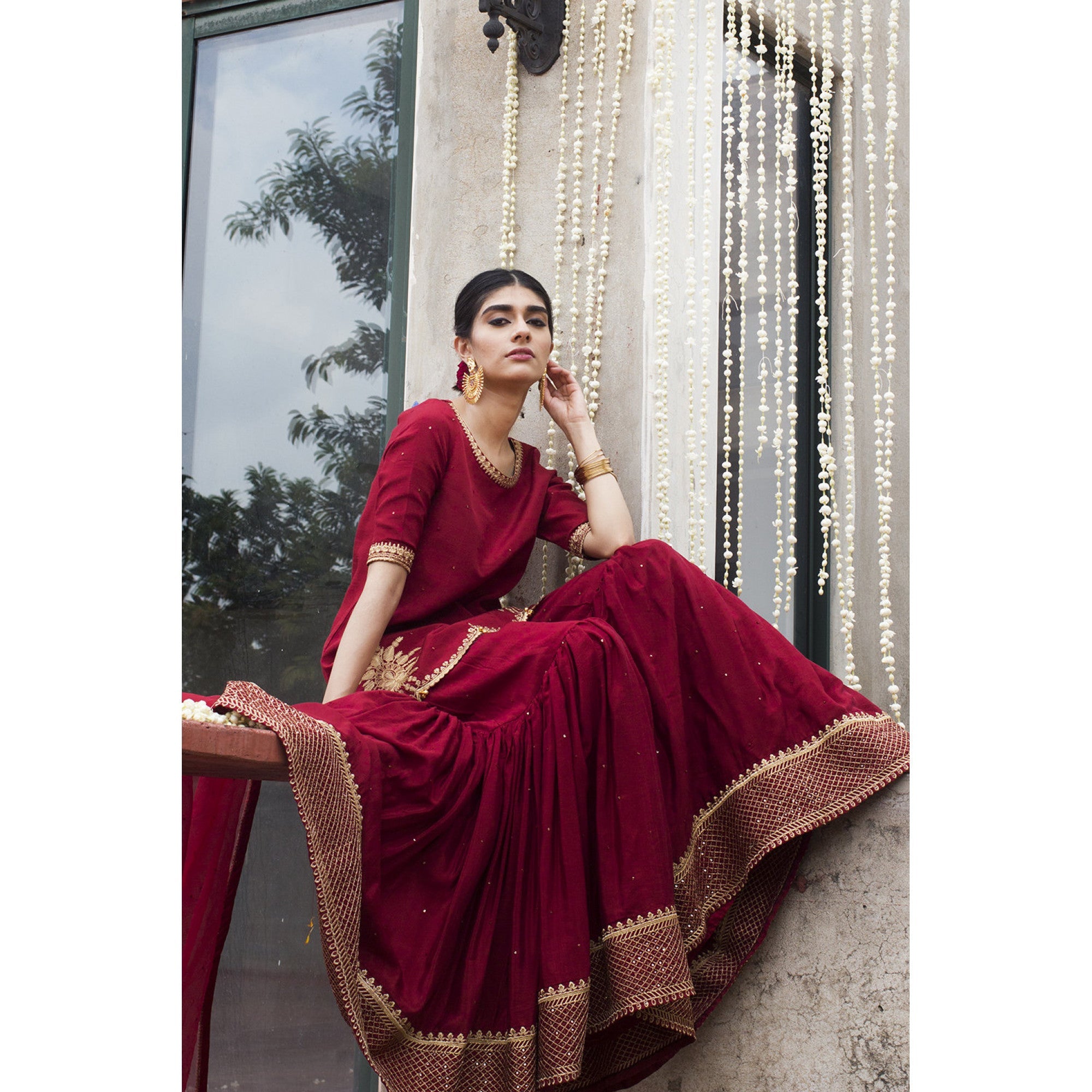 RED OUTFIT | ROSHANAY '23  | DYOT