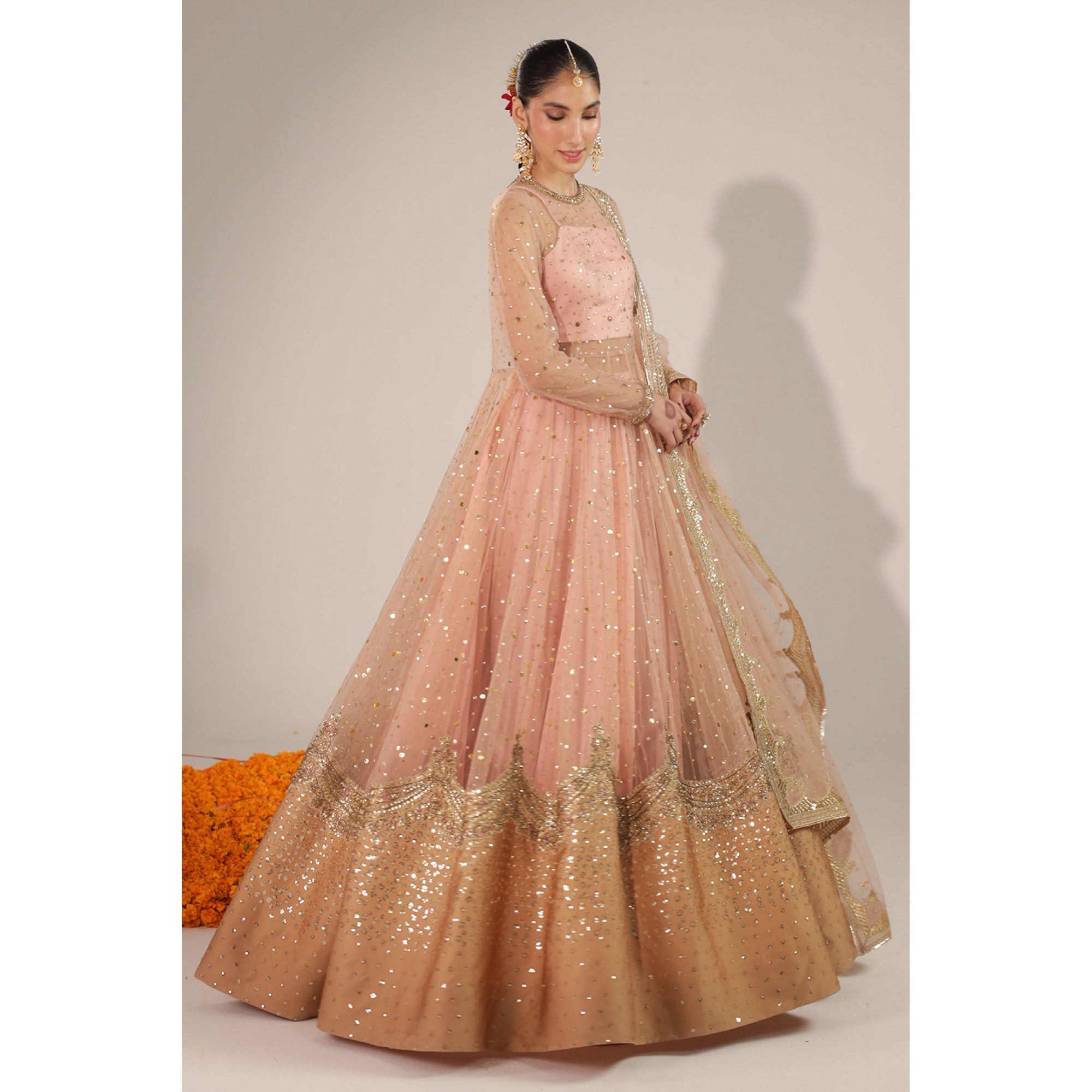 PEACH ANARKALI | WEDDING FORMALS '26 | DYOT