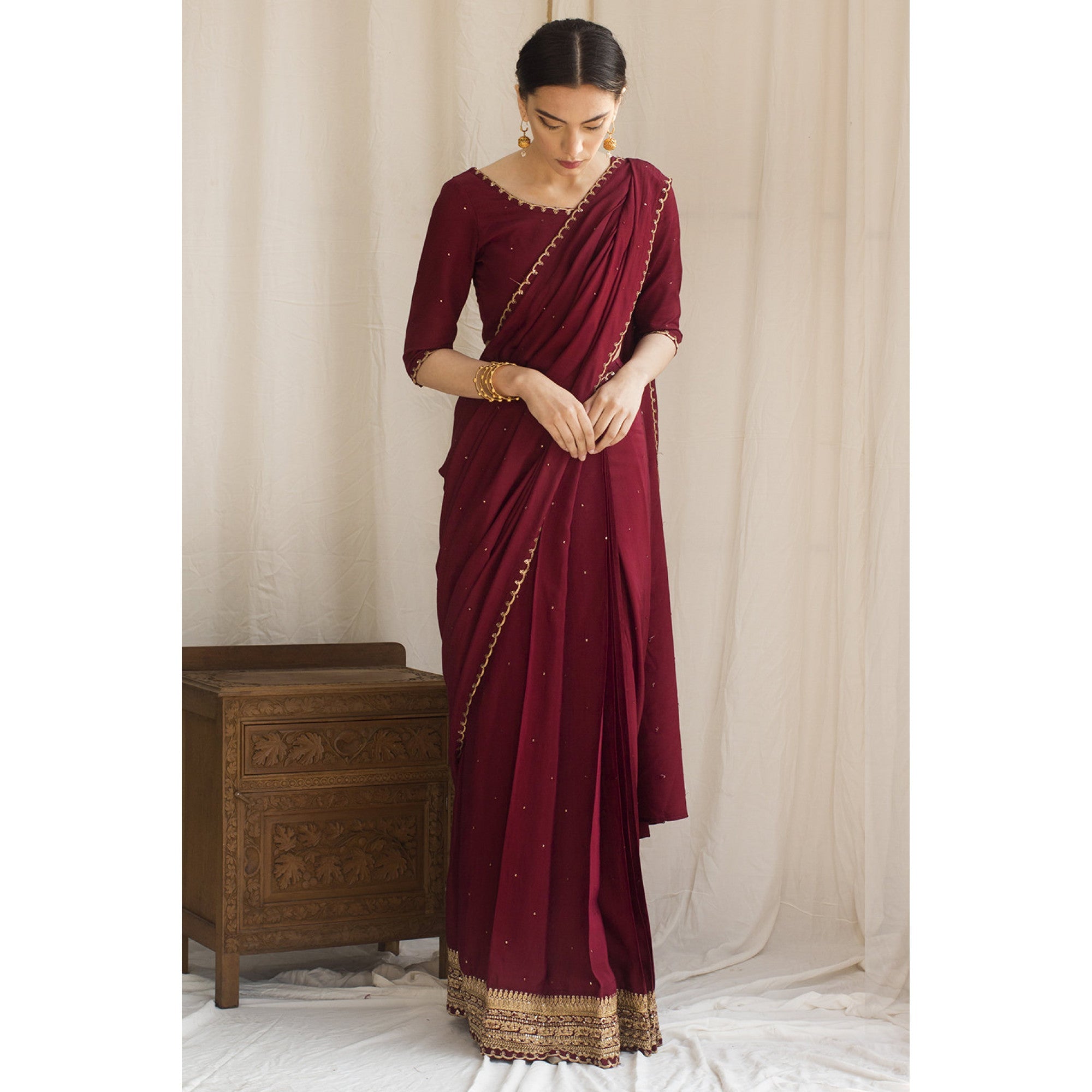 RED SAREE | DYOT