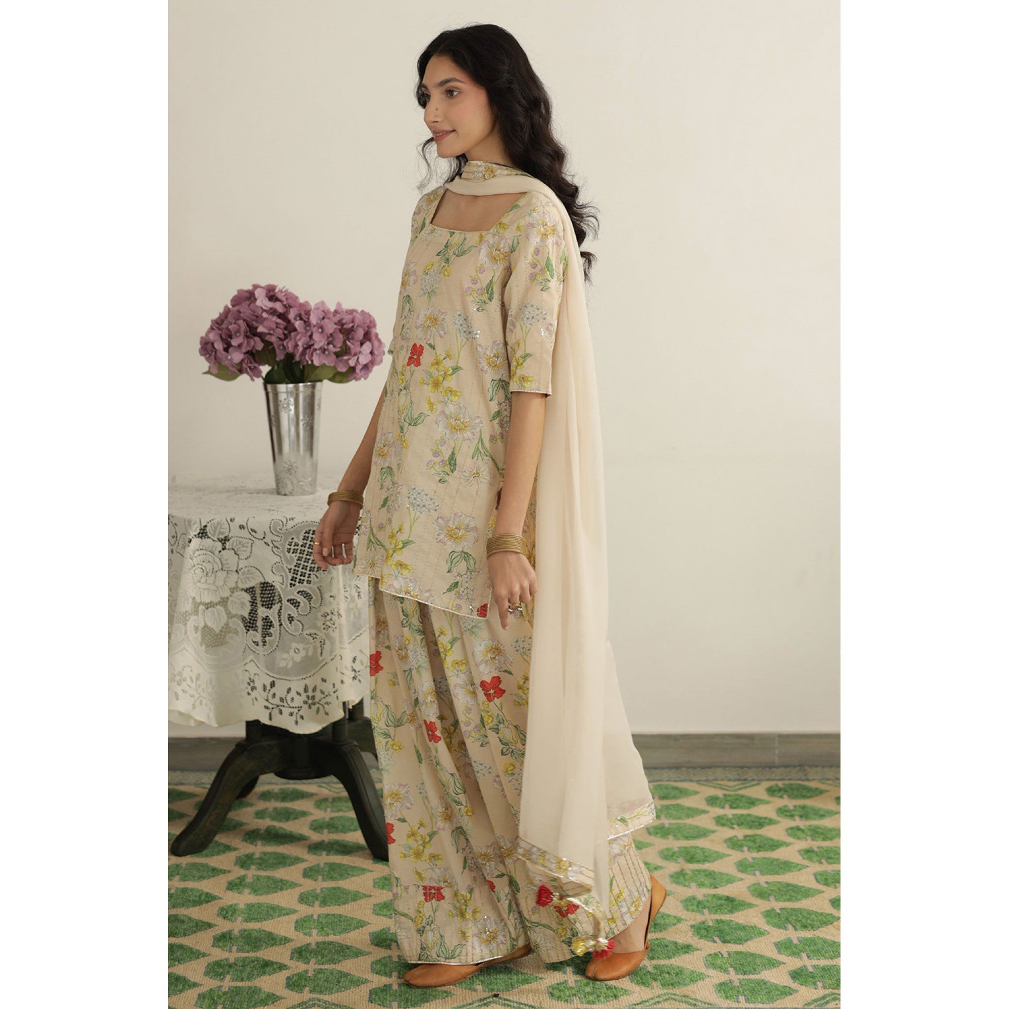 Ivory Printed Outfit | Summer' 26 | DYOT