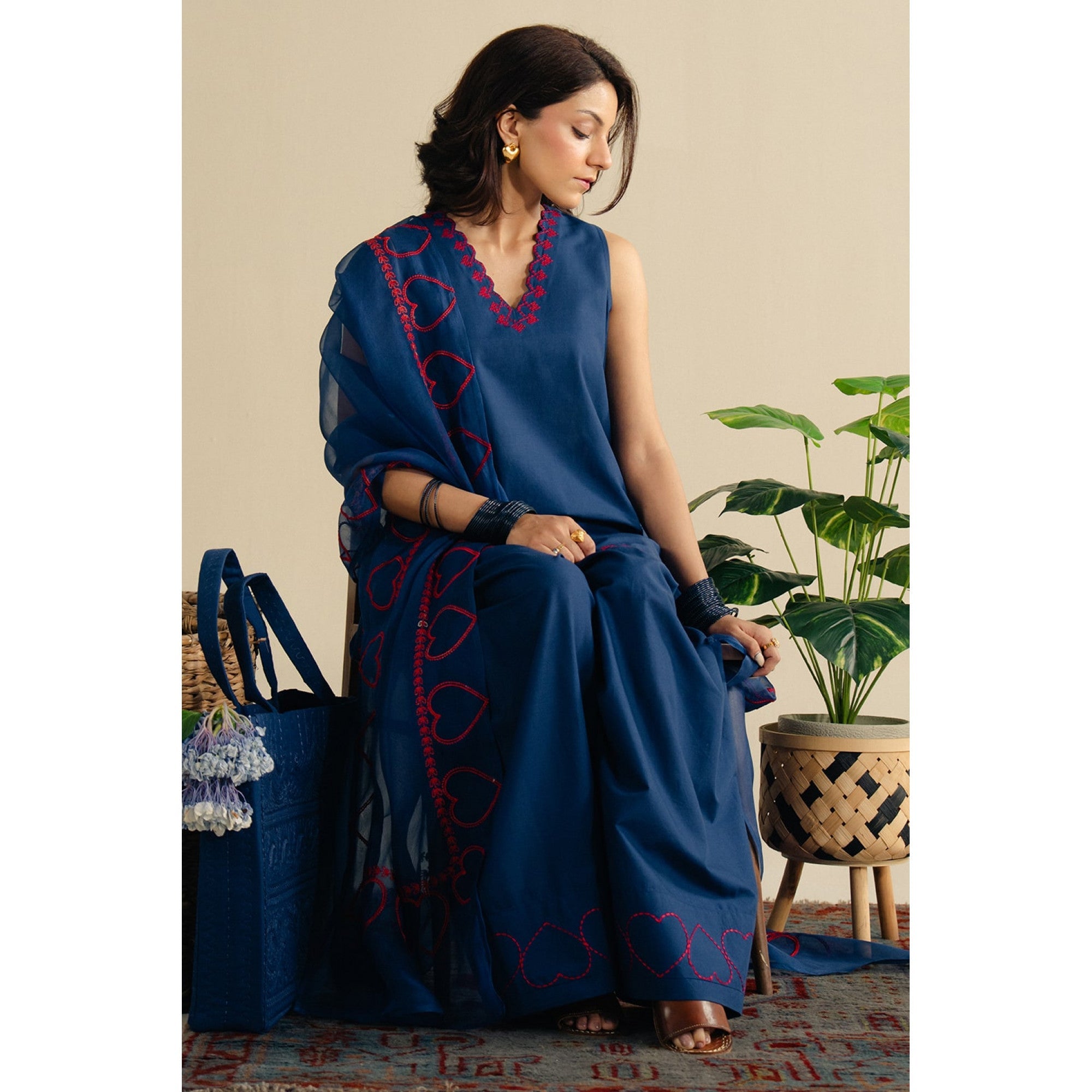 COBALT BLUE OUTFIT | DYOT | Monsoon' 25 (RTS)